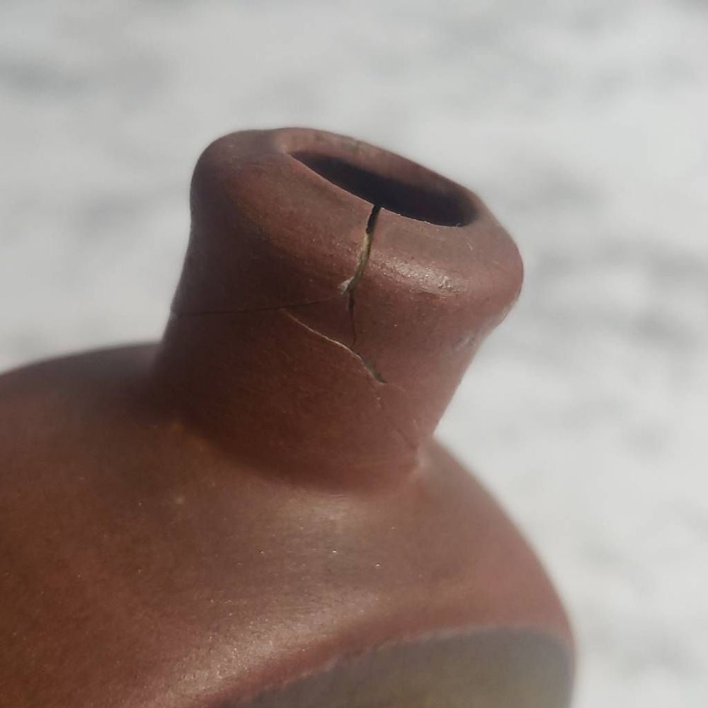 Primitive George Washington Brown Bottle - Picture 11 of 15